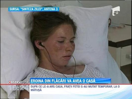 Melana, eroina din flacari, va avea o noua casa