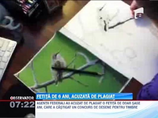 Fetita de sase ani, acuzata de plagiat