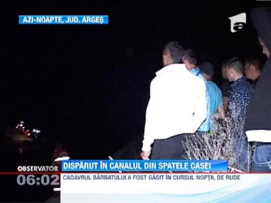 Un barbat din Arges a murit inecat in apele unui canal