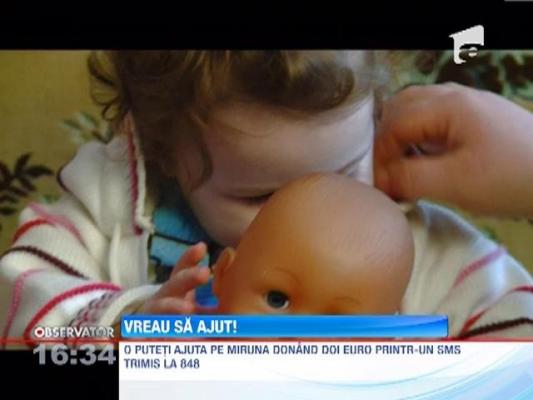 VREAU SA AJUT! Miruna are nevoie de 35.000 de dolari pentru a putea vedea