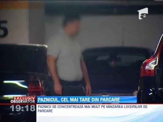 Paznicii parcarilor "inchiriaza" locurile pentru persoanele cu handicap