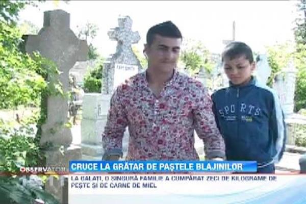De Pastele Blajinilor, rromii au pus cruce gratarelor