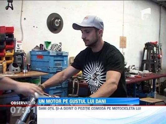 Dani Otil se va plimba cu o motocicleta facuta special pentru el