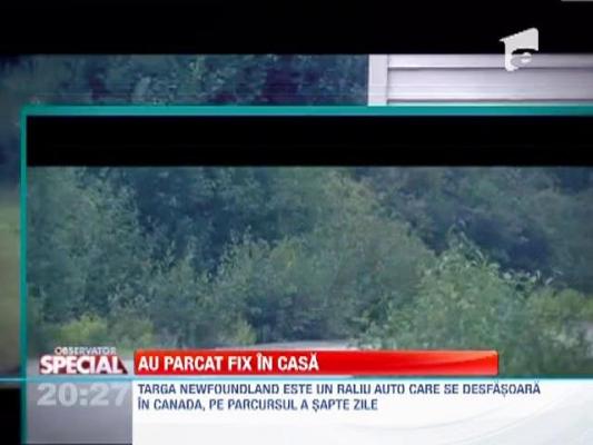 SPECIAL!!! Au parcat masina intr-o casa