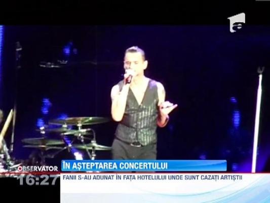 Concert Depeche Mode: In mai putin de o ora se deschid portile Arenei Nationale