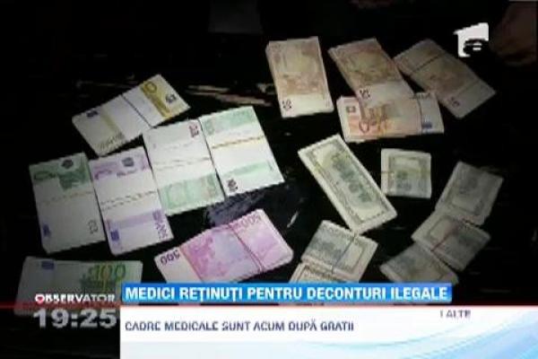 Medici retinut pentru deconturi ilegale