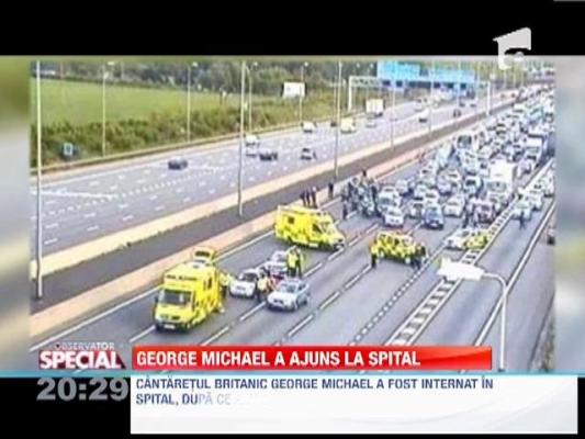 Cantaretul George Michael, la spital dupa un accident auto