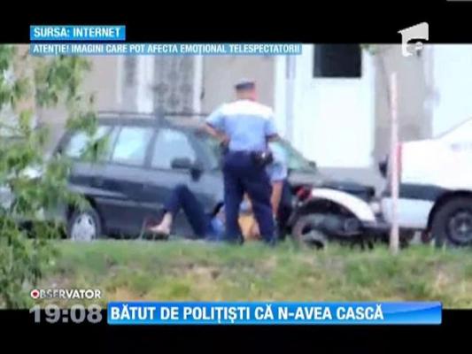 Oradea: Tanar batut cu bestialitate de politisti in plina strada