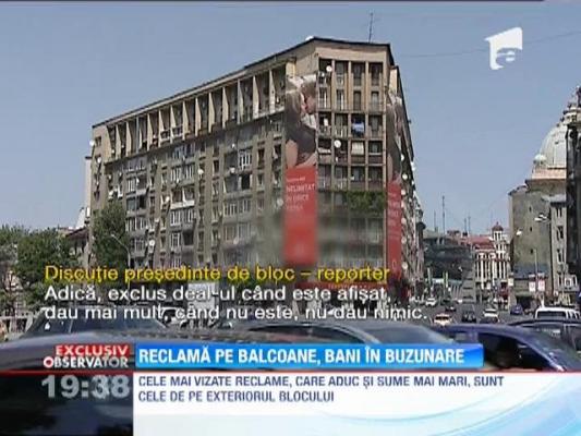 O noua afacere pentru administratorii de blocuri: afisele publicitare