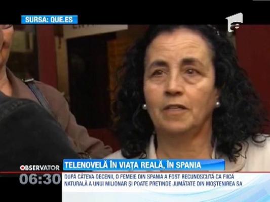 Spania: O femeie in varsta, recunoscuta ca fiica naturala a unui milionar