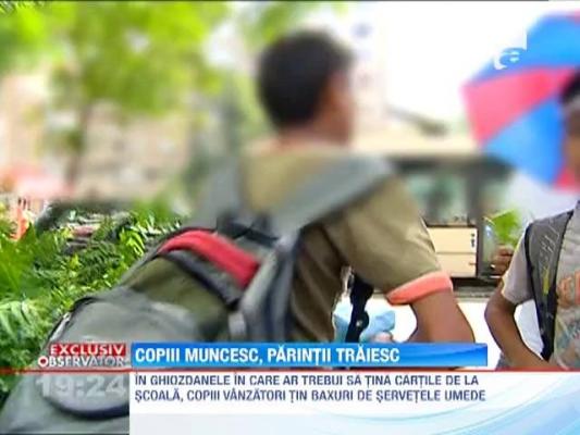 Tot mai multi copii din familii sarace, transformati in sclavi de catre parinti