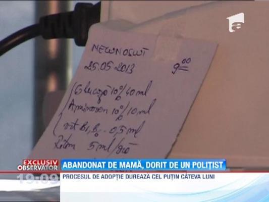 EXCLUSIV!!! Bebelusul abandonat la gunoi, dorit de un politist din Deva