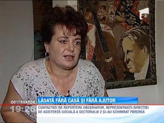 Lasata fara casa si fara ajutor