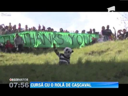 Cursa cu o rola de cascaval