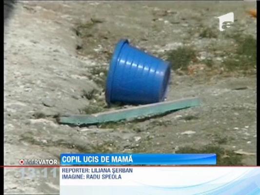Copil ucis de mama, in Braila