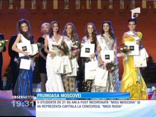 O studenta de 21 de ani a fost incoronata Miss Moscova