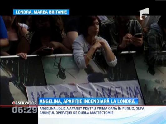 Angelina Jolie, prima aparitie in public dupa anuntul operatiei de dubla mastectomie