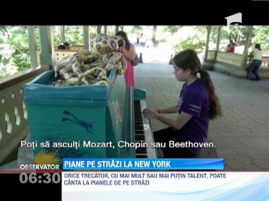 New York-ul, invadat de piane