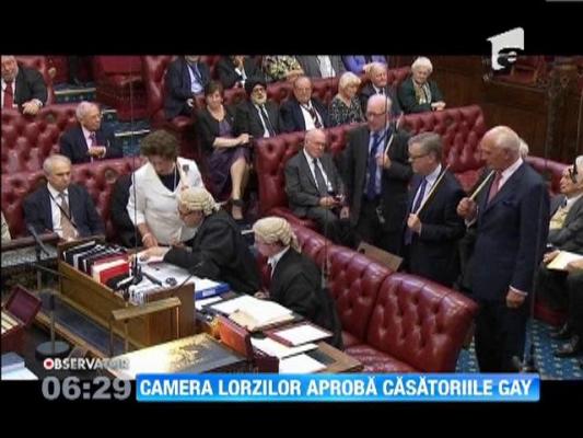 Camera Lorzilor aproba casatoriile gay