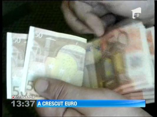 Cursul leu-euro, la un nou maxim