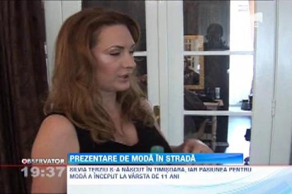 Prezentare de moda in strada, la Timisoara