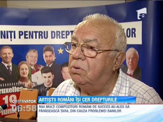 Artistii romani isi vor cere drepturile in Parlamentul European