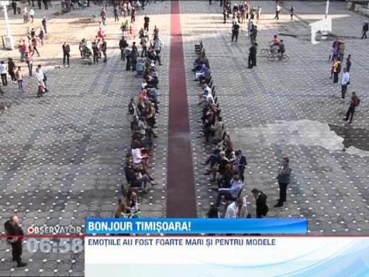 Prezentare de moda inedita pe strazile din Timisoara