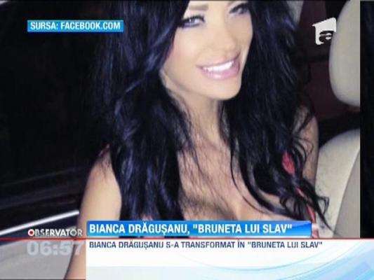 Bianca Dragusanu s-a facut bruneta