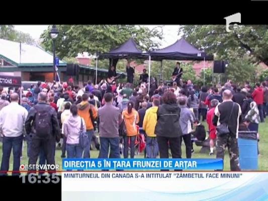 Directia 5 a concertat intr-un parc din Montreal