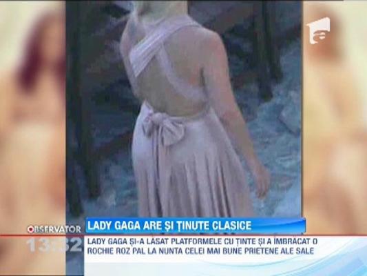 Lady Gaga domnisoara de onoare la nunta celei mai bune prietene