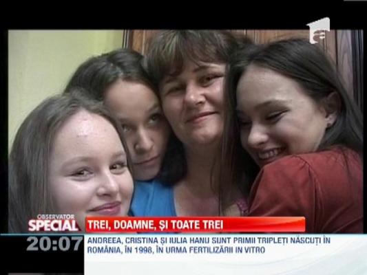 SPECIAL! Primii tripleti nascuti in Romania, in urma fertilizarii in vitro