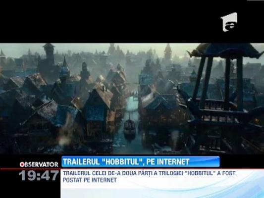Trailer-ul celei de-a doua parti a filmului  "Hobbitul" a fost postat pe internet
