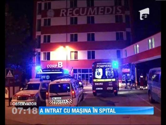 Iasi: Un sofer beat mort s-a rasturnat cu masina in curtea unui spital