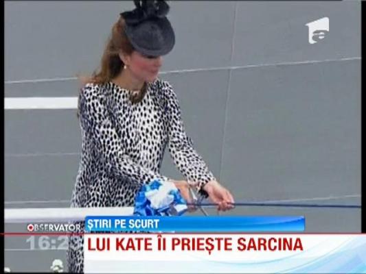 Ducesa de Cambridge a inaugurat cel mai nou si luxos vas de croaziera