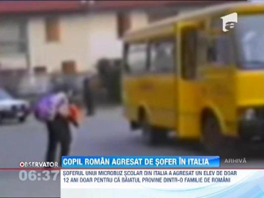 Italia: Soferul unui microbuz scolar, acuzat ca a amenintat un elev roman