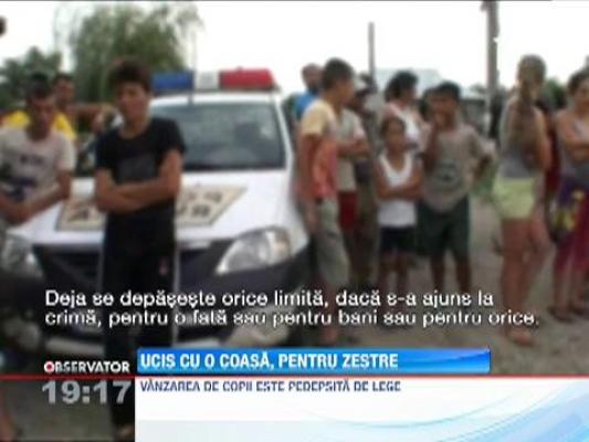 Braila: Un baiat de 14 ani a fost ucis cu o coasa
