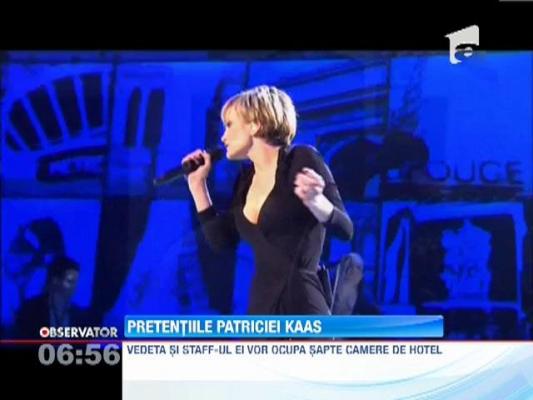 Cerintele Patriciei Kaas pentru concertele din Romania