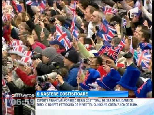 Bebelusul lui Kate si William ii costa pe britanici 283 de milioane de euro