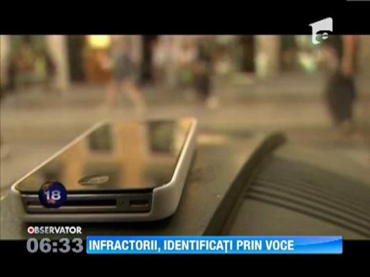 Infractorii, indentificati prin voce