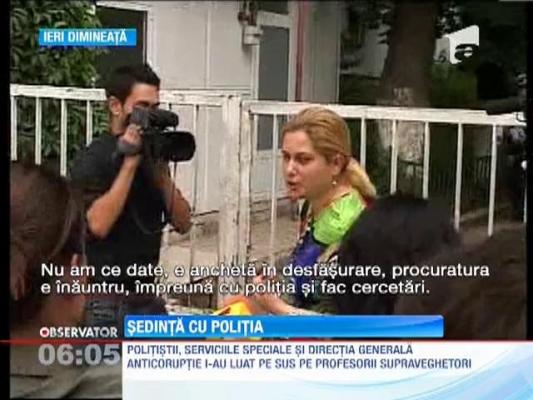 Bacalaureat 2013: 40 de profesori, audiati ore in sir, la Politie