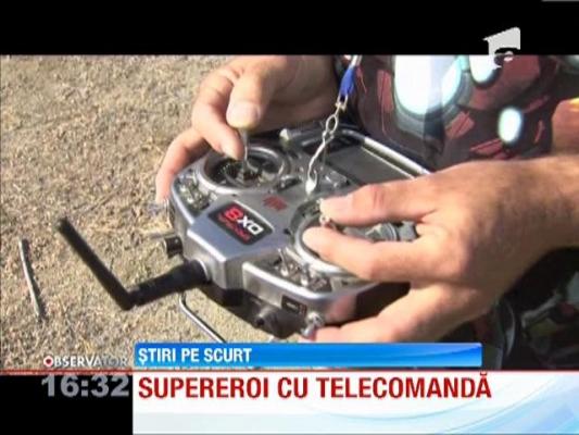 Superman si Ironman, transformati in jucarii zburatoare