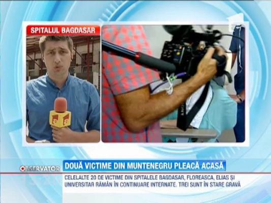 Doua victime din Muntenegru pleaca acasa
