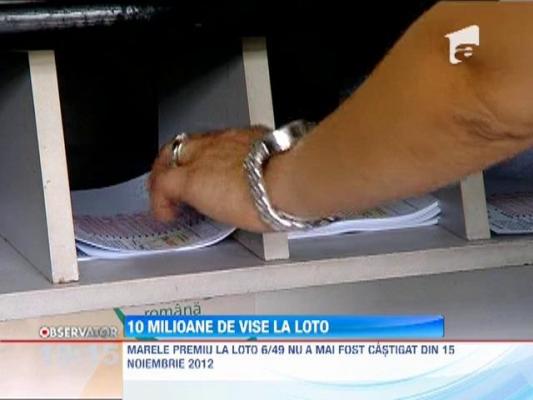 Uriasul pot de la Loto i-a facut pe romani sa viseze