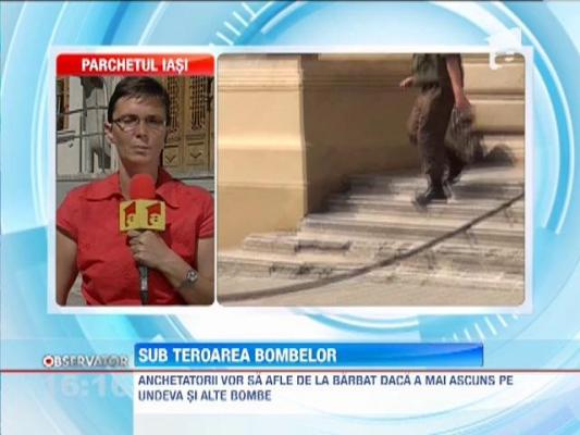 Anchetatorii vor sa afle daca atentatorul din Iasi a mai ascuns si alte bombe