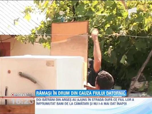 Batrani ramasi pe drumuri din cauza camatarilor