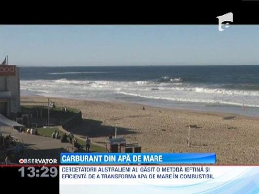Metoda ieftina de a transforma apa de mare in combustibil