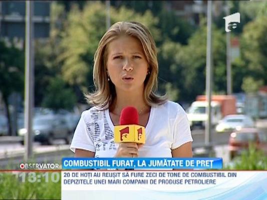 Combustibil furat, la jumatate de pret