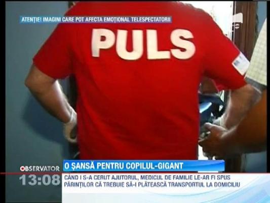 Baiatul din Dolj diagnosticat cu obezitate morbida a fost internat in Bucuresti