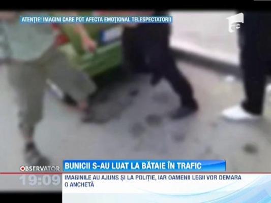 Bataie crunta intre doi batrani, pe o strada din Cluj!