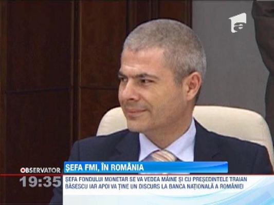 Christine Lagarde, al treilea sef al FMI care viziteaza Romania